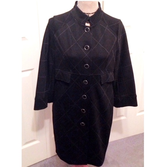 ALFANI, Long Button Down Dress Blazer/Jacket - Picture 4 of 6